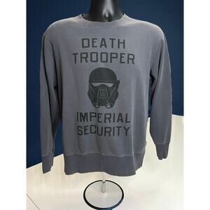 Star Wars Death Trooper Helmet Imperial Security Sweatshirt Uniqlo UT Large Gray